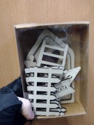 Zestaw do wykonania własnej drewnianej ozdoby