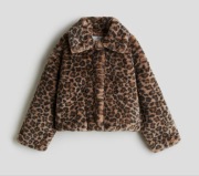 Kożuszek panterka H&M