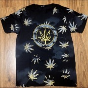 Czarny podkoszulek, tshirt,  imitacja, rozm. M/L