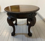 ELEGANCKI ORZECHOWY STÓŁ CHIPPENDALE STAN BDB  TRANSP.CAŁA PL  