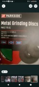Nowe ściernice ścierne do szlifierki Parksaide PWSZ 76 A1