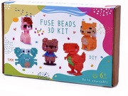 Żelazne koraliki Kinleitu, 3D, 4-płytkowe, żelazne koraliki dla dzieci