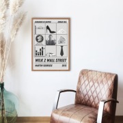 plakat Wilk z Wall Street