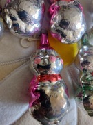 Komplet bombek świnka na choinkę PRL 