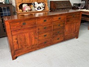 Komoda z litego drewna akacji egzotycznej