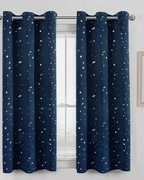 zaciemniające zasłony w gwiazdki do pokoju dziecięcego