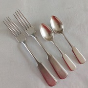 Dwa widelce i 2 łyżeczki - Norblin