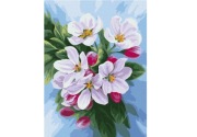 Malowanie po numerach IDEYKA 30x40cm kwiat jabłoni