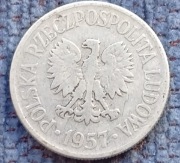 50 gr 1957 r. Z obiegu.