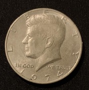 USA. 1/2 dolar. 1974. BZM. Kennedy half dollar.