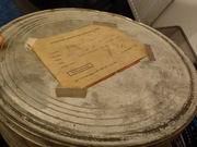 Pudełko po filmie po taśmie POTOP cz I z 1974 roku - puste