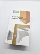 SETTY Magnetyczna blokada mebli 4 szt. + klucz GSM180322
