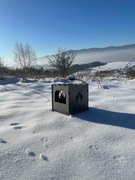 Przenośny składany grill i palenisko – idealny na biwak i do kampera