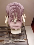 Regulowane Krzesełko do karmienia dziecka składane że stolikiem Chico 