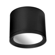 Lampa Tuba GX53 natynkowa czarna CY-37 IP54