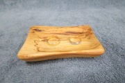 Ręcznie wykonana miseczka / tacka drewniana na obrączki i nie tylko