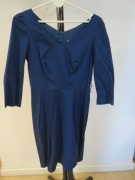 Sukienka granatowa Teresa Kopias rozmiar 38