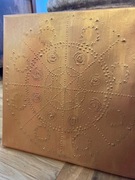 Ręcznie malowana mandala z intencją obfitości