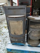 Piec koza metalowy szamotowy 