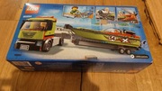 LEGO city 60254 transport łodzi wyścigowej