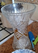 Krysztal wazony i kieliszki