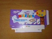 Milka Milkinis kolorowanka czekolada mleczna 2005 puste opakowanie
