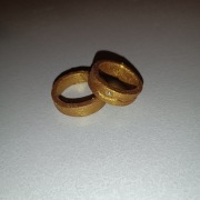 Obrączki cukrowe ślub na tort wesele