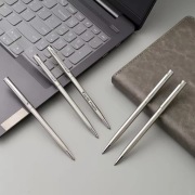 Długopis Metalowy z Grawerem – Personalizowany – Srebrny