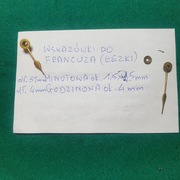 Wskazówki do mechanizmu zegara Francuskiego