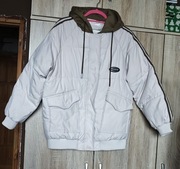 Tayishe biała beżowa kurtka zimowa puchowa ciepła XL 42