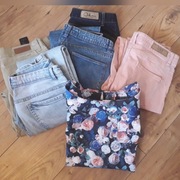 6 par spodni ZARA,HM,RSVD 36+sukienka MOHITO