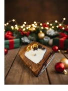 Świeca sojowa dekoracyjna w drewnie 