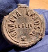 Plomba ołowiana młynarska Bracia Krausse Lublin