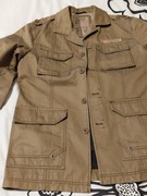 Khaki brązowa kurtka ocieplana Esprit L