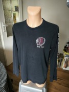 Abercrombie & Fitch longsleeve męski L muscle fit granatowy