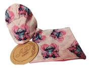 Komplet czapka komin Lilo i Stitch bawełniany ostatni 52-56 cm