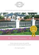Projekt rabaty ogrodowej "Sunny Provence" Garden Box