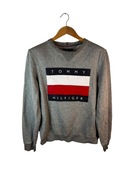 Bluza Tommy Hilfiger szara duże logo M