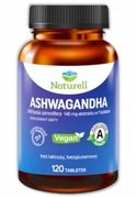 Naturell Ashwagandha wsparcie odporności na stres 120 tabletek