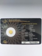 Kolekcja 15 złotych monet z serii ICONS OF THE WORLD  1/200 OZ każda , 9999