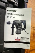 Młotowiertarka Ferrex 1550 W – zestaw w walizce + akcesoria