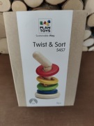 Sortuj i Kręć zabawki drewniane - Plan Toys