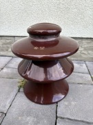 Izolator porcelanowy PRL 1965 | sygnowany | duży 25 cm | kolekcjonerski