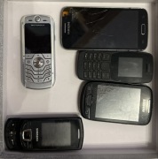 Telefony - pięć szt