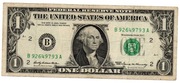 BANKNOT USA 1 DOLAR 1969 B
