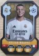 Match Attax 2024/25 Chrome pro Elite shield Mbappe SH6