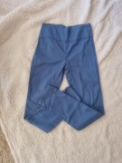 Spodnie rurki,wysoki stan, suwak z tyłu xs/s jedno