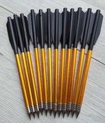 Bełty STRZAŁY KUSZY 50-80LB 6,5" 16 cm nowe ! 12 sztuk