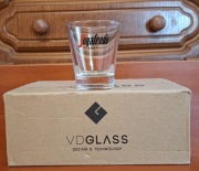 Segafredo Zanetti Szklanki Niskie Kolekcjonerskie Unikatowe 6 Sztuk 85 ml