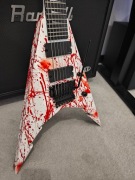 Gitara Jackson King V KV7 Corry Beaulieu Blood splatter custom 7 strun